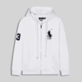 Zipper style - malaysian white with black label