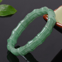 New products Baoyu Dongling Yuzhu Festival handmade ice full of green hands rings jade jade jade hand strings of jewelry CB211