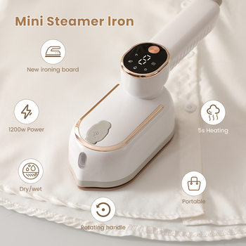 Factory new hand-held hanging ironing machine household portable rotary electric iron high power foldable ironing machine iron bucket