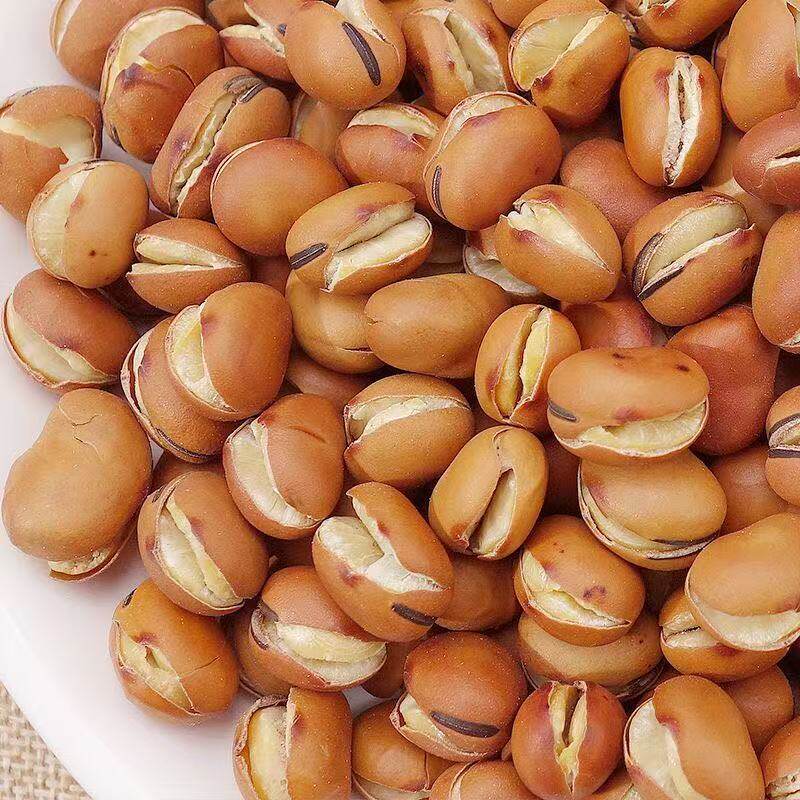 Original Flavor Dried Roasted Broad Beans, Orchid Beans, Nostalgic Snacks, Farm Specialty from Sichuan, Dried Broad Beans in Bulk