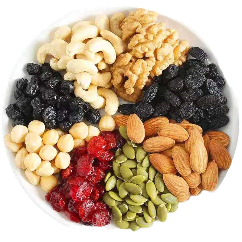Mixed Nuts for Daily Consumption, Suitable for Pregnant Women and Children, Nutritious Dried Fruits, Gift Box Snacks, Meal Replacement