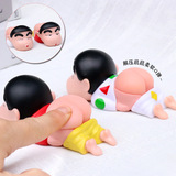 Японский мультфильм аниме light butt crayon Shin-chan модель ручной работы, креативная сжимающая музыкальная декомпрессионная игрушка, украшение рабочего стола