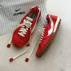 High-Quality Jacumoon Collaboration Ballet Moon Shoes Versatile Thin-Soled Waffle Sneakers for Men and Women Sports Casual Shoes