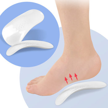 Children's Foot Arch Half Cushion Children's Bow Leg Inner and Outer Splay Orthopedic Cushion Flat Foot Arch Support Orthopedic Insole