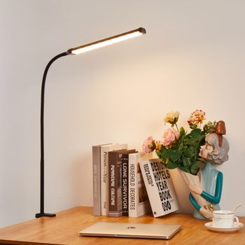 Cross-Mirror Creative Table Lamp Foldableing Eye Protection Clip Dormitory Bedroom Reading Bedside Lamp Led Desktop Dimmable Table Lamp