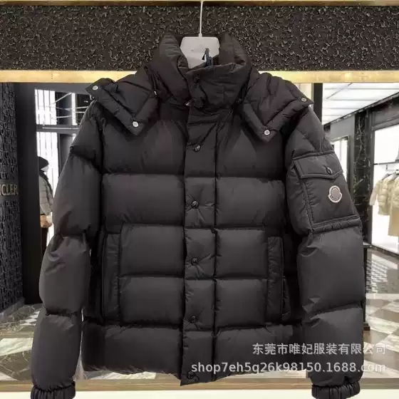 Cross-Border High-End Foreign Trade m Mala Black Classic down Jacket with White Duck Down, Comfortable and Warm, Cold-Resistant Coat Wholesale