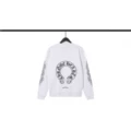 White (pure cotton long-sleeved t-shirt)