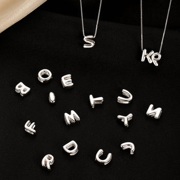 DIY letter pendant necklace for women 2022 new clavicle chain niche design pendant wholesale simple light luxury