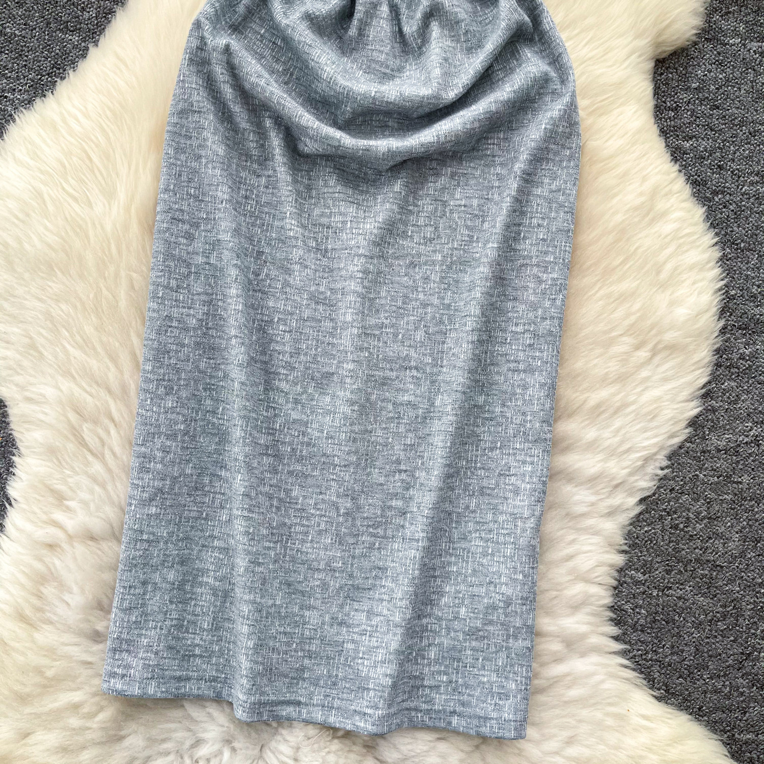 Korean Style Sleeveless A Line Dress High Waist Slim Fit Minimalist Design Summer Casual Wear Wholesale Available