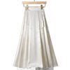 Chinese-Style Women's Skirt 2025 Summer New High-Waisted Slimming Jacquard A-Line Flared Versatile New Chinese-Style Mamian Skirt