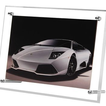 Acrylic Table Transparent Photo Frame 6, 7, 8inch Wall-Mounted A4 Business License Frame Authorization Certificate Display Nail Making
