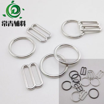 Alloy bra buckle 8-word underwear metal adjustment buckle accessories shoulder strap adjustment buckle swimsuit strap 0-word buckle