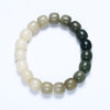 Natural gradient sunny water Bodhi root bracelet weathering White Jade Bodhi Buddha beads Wenwan Bodhi round finger bracelet wholesale