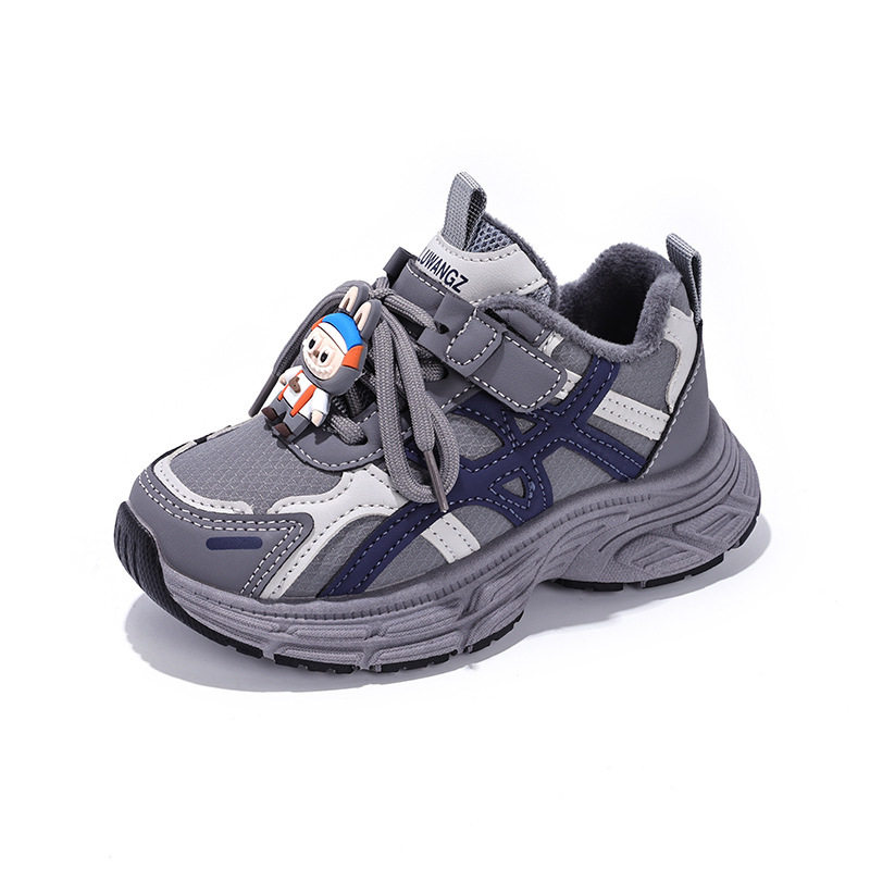 Infant Soft-Soled Fleece-Lined Cotton Shoes for Boys, Warm and Non-Slip Toddler Shoes, Winter Sports Shoes for Small and Medium-Sized Children, Women's Shoes