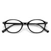 Ultra-light miu nerd retro hawksbill oval small frame glasses frame wholesale women's plain-faced artifact can be equipped with power