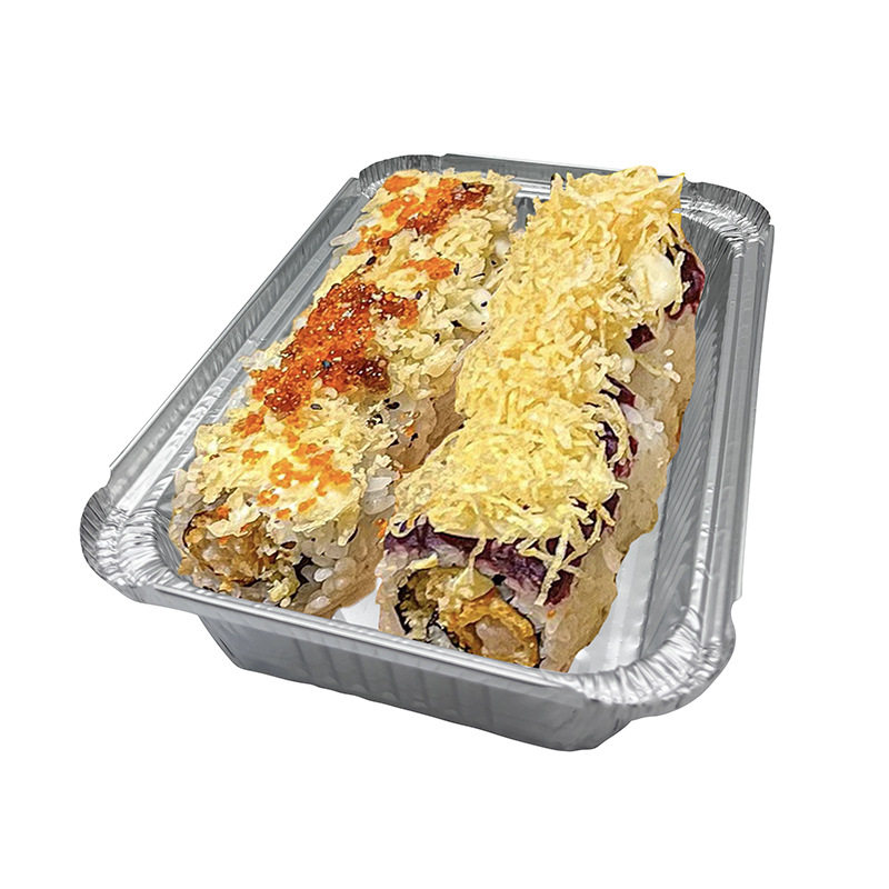 Special Aluminum Foil Box for Air Fryers, Food-Grade Aluminum Foil Box, Microwave-Safe Packaging Box for Barbecue, Takeaway, and Crayfish