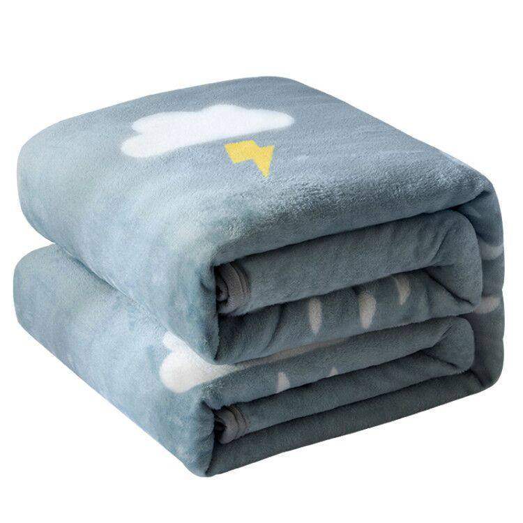 Faleirong blanket air conditioning blanket children's blanket lunch break thickened coral fleece gift blanket manufacturers wholesale support generation