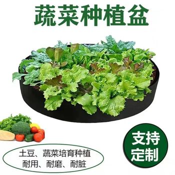 Cross-Border Felt Planting Bucket, New Round Planting Bag, Flower and Vegetable Seedling Bag, Growth Bag Wholesale Chengyan