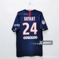 19-20 paris home personalized no. 24 bryant ligue 1 badge