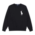 Round neck malaysia sweatshirt black white label