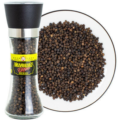 Sea salt Black pepper compound seasoning comes with grinder hungry pig barbecue dipping seasoning bottled seasoning
