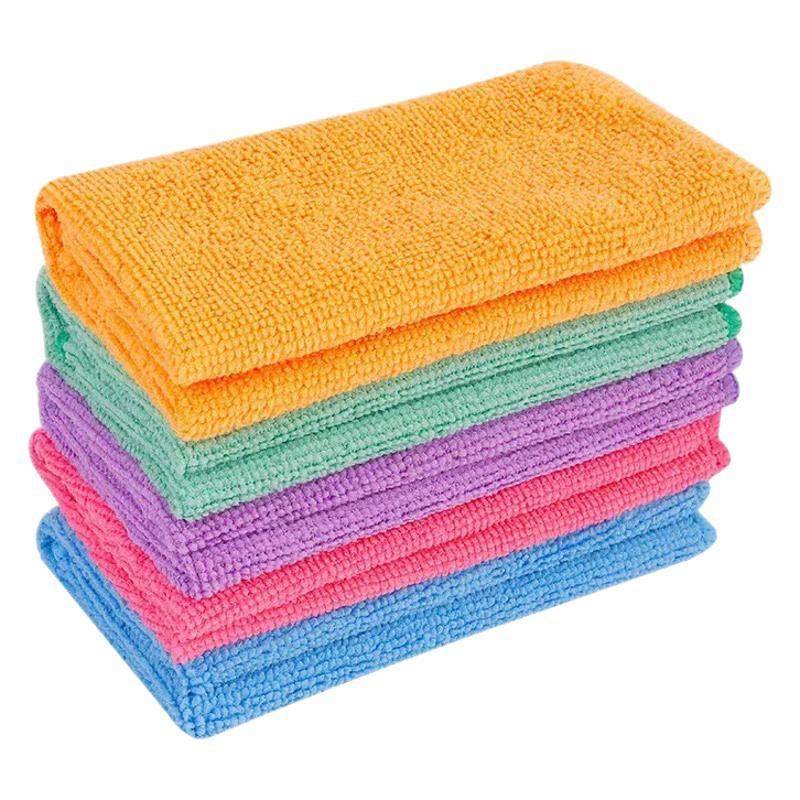 Cross-Border Kitchen Rag, Non-Stick Oil, Multi-Functional Microfiber Dishcloth, Scouring Pad, Easy-To-Clean Hand Towel Wholesale