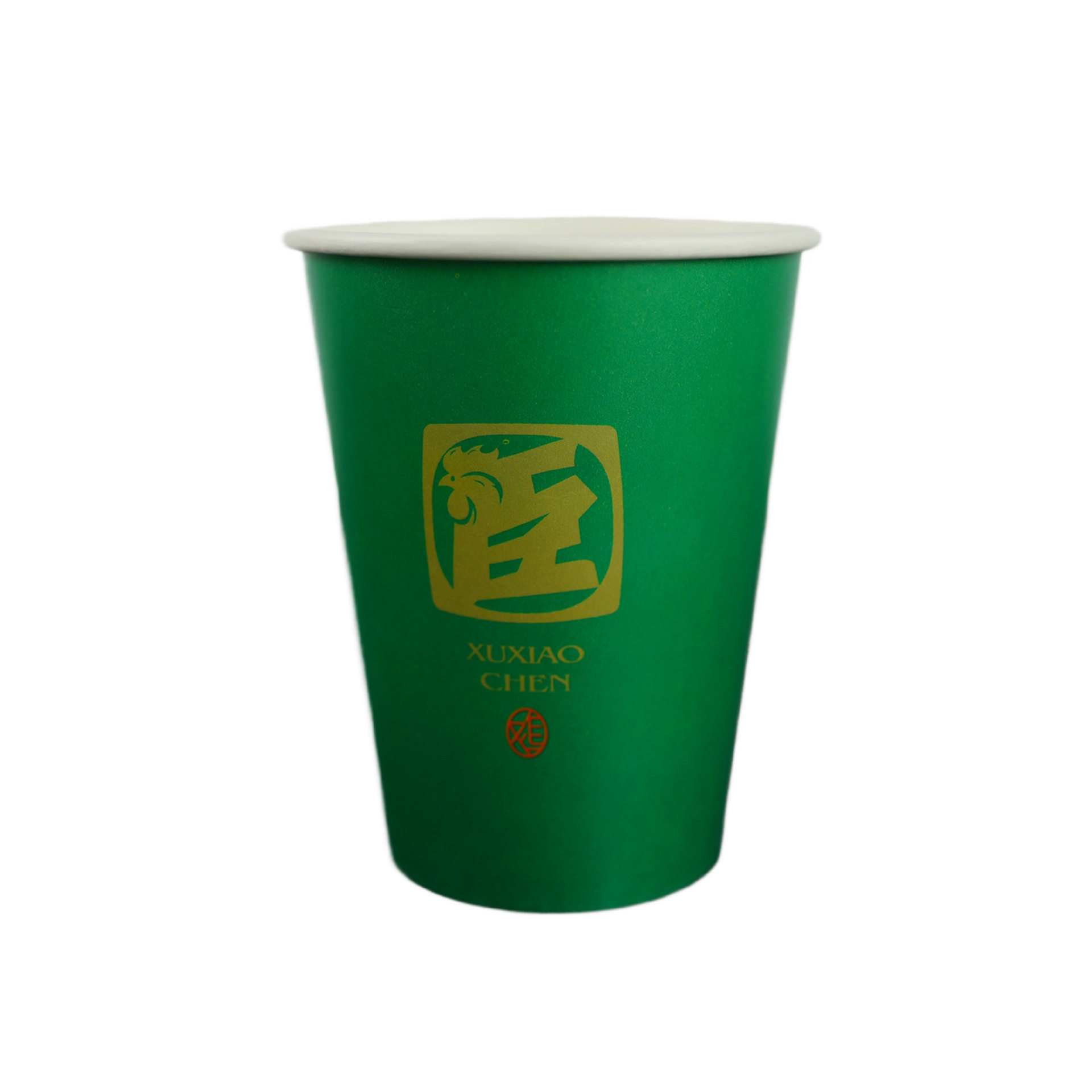 Disposable White Paper Cup 12 Ounces 400ml 9cm Pure White Tasting Cup Coffee Tea Beverage Cup Thickeneded and Leak-Proof