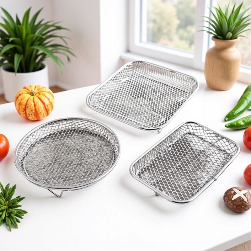 2026 Air Fryer Accessories Set, Stackable, Suitable for Air Fryers, Air Fryer Accessories for Home Use