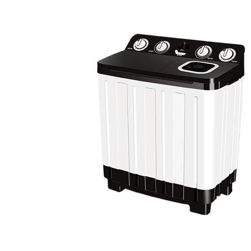 10kg Semi-Automatic Double-Tub Washing Machine New Model for Home Use Large Capacity Double-Cylinder Pulsator Small Rental Old-Fashioned Commercial