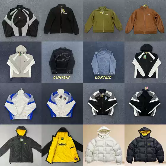 Cross-border Supply Demon Island CORTEIZ Embroidered Insignia Hip-Hop Jacket Letter Logo Coat Outdoor Windbreaker