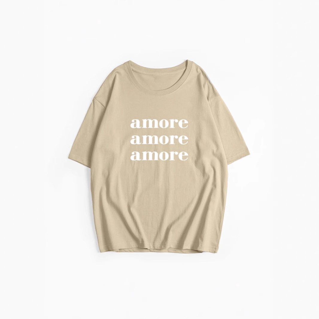 Womens Summer Graphic T Shirt Loose Fit Round Neck Short Sleeve 100 Cotton Casual Everyday Wear Wholesale