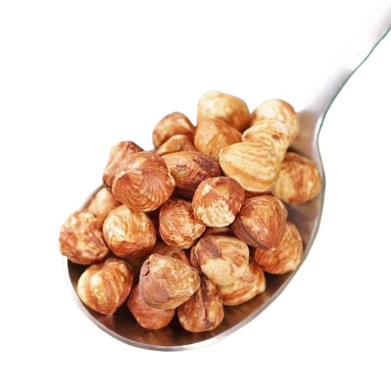 New Northeast Wild Hazelnut Kernels Roasted 500g Original Flavor Raw Shelled Peeled Small Hazelnuts Cooked Snack Nuts