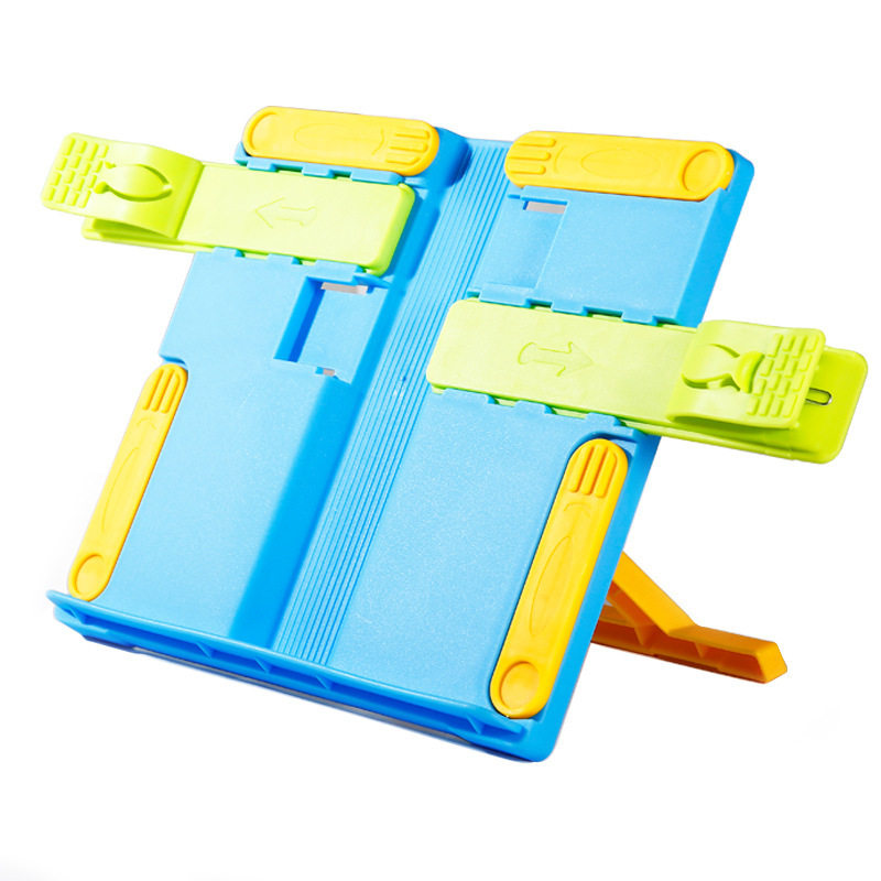 Multifunctional Frosted Reading Rack Folding Reading Rack Children's Reading Rack Portable Book Holder Desktop Book Rack Student