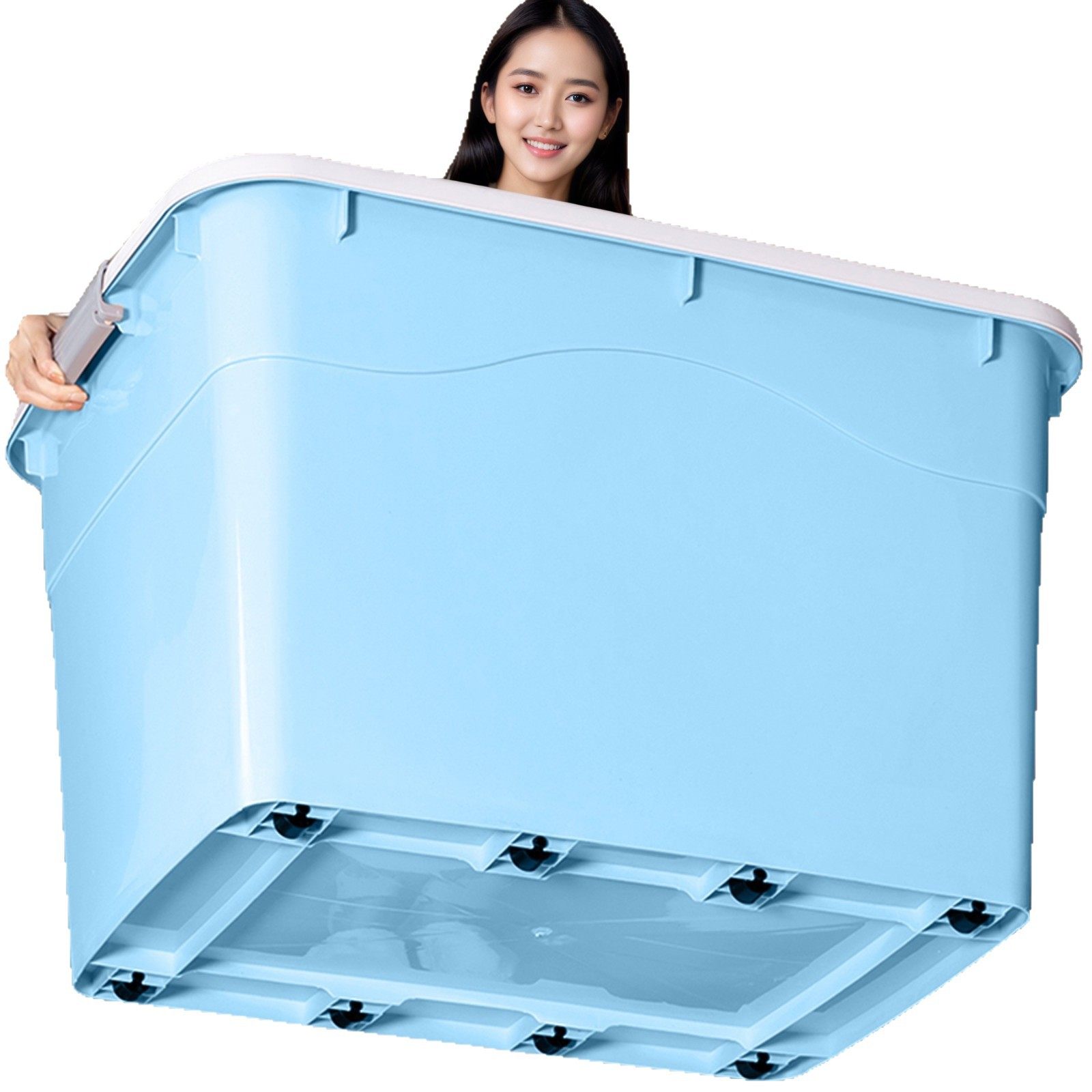 Plastic Storage Box Extra Large Quilt Storage Box Toy Storage Box Moving Clothes Storage Box Car Box