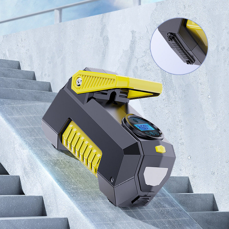 Germany's 2026 New Portable High-Power High-Voltage Car Air Pump with Lighting Car-Mounted Double-Cylinder Pump