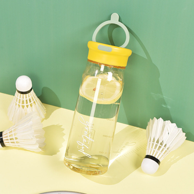 新款便携户外运动水杯男女商务直身塑料杯批发创意活动礼品随手杯