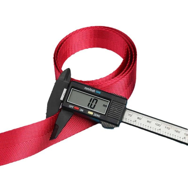 Ready Stock Explosion-Proof Dense Weave Imitation Nylon Herringbone Webbing Backpack Strap Mountaineering Bag Webbing Accessories Wholesale