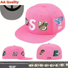 Trendy Street-Style Baseball Cap for Export, High-Quality Large Head Circumference Lettered American-Style Flat-Brim Hip-Hop Hat