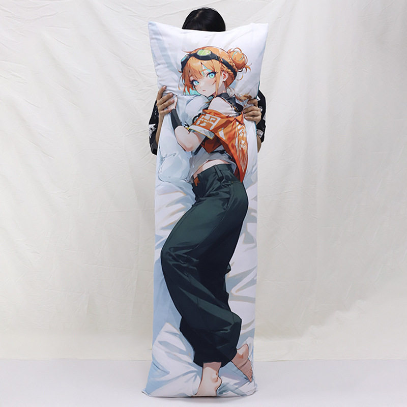 Cartoon printing pillow case sofa cushion etc body pillow long sleeping clip leg wholesale enterprise gift customization