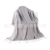 Nordic Casual Blanket Herringbone Pattern Shawl Tassel Blanket Scarf Soft Decoration Blanket Bedside Blanket Sofa Cover Blanket Stripes
