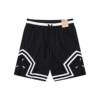 American-Style Knee-Length Shorts for Men, Large Mesh Breathable Quick-Dry Quarter-Length Fitness Shorts Basketball Training Shorts High Quality