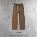 Straight-leg pants-coffee