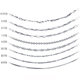Factory wholesale S925 sterling silver necklace female o box water wave snake bone chain long matching chain bare chain clavicle chain