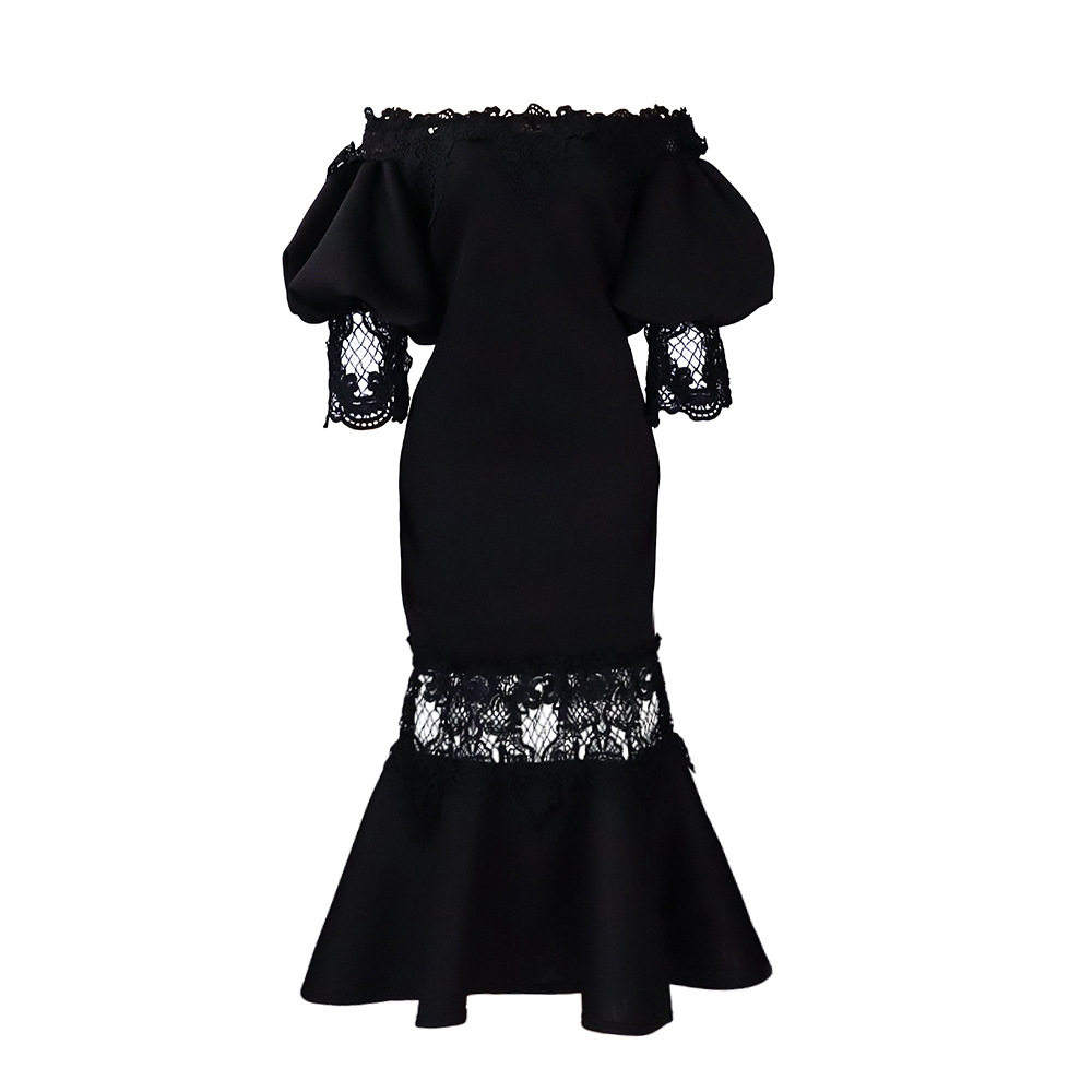 Off Shoulder Lace Mermaid Dress Elegant Design Summer Style Perfect for Parties Wholesale Available