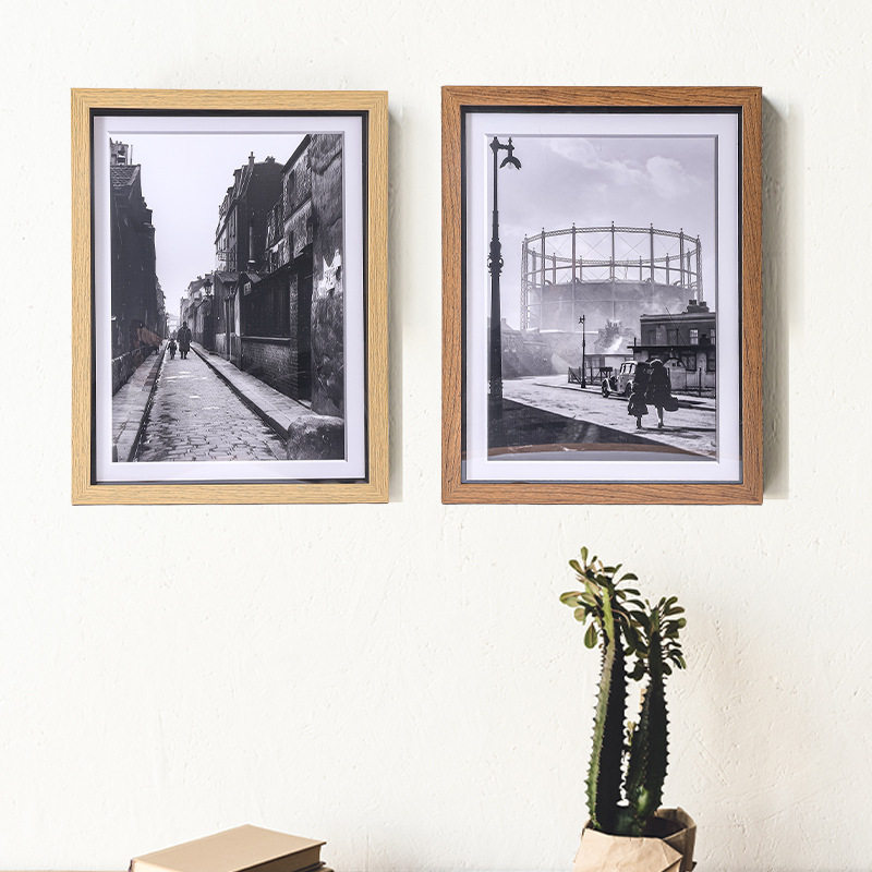 Large Size Simple Wooden Puzzle Photo Frame 4K8K Poster Frame Mounting A3A4 Wooden Frame Mounting Table