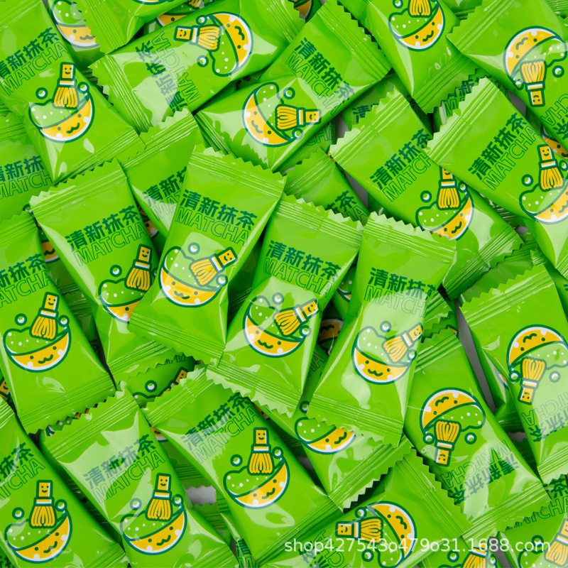 New Year's goods online celebrity matcha candy milk candy milk slices soft candy high-looking wedding candy casual snack reception candy