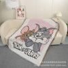 Cartoon Cat and Mouse Blanket Multifunctional Sofa Cover Towel Camping Blanket Trunk Decorative Blanket Cover Blanket