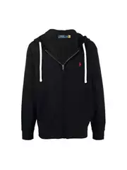 Cross-Border Laff Rl Pony Embroidered Logo Zipper Jacket Casual Fleece Sweatshirt Jacket Sports Leisure Outdoor