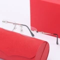 C4 silver frame flat mirror