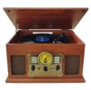 Retro phonograph vinyl record player old-fashioned record player CD player tape player radio integrated multifunctional speaker